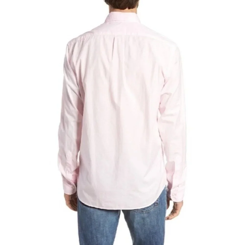 J.‎ Crew Slim Fit Stretch Secret Wash Garment Dyed Sport Long Sleeve Shirt S